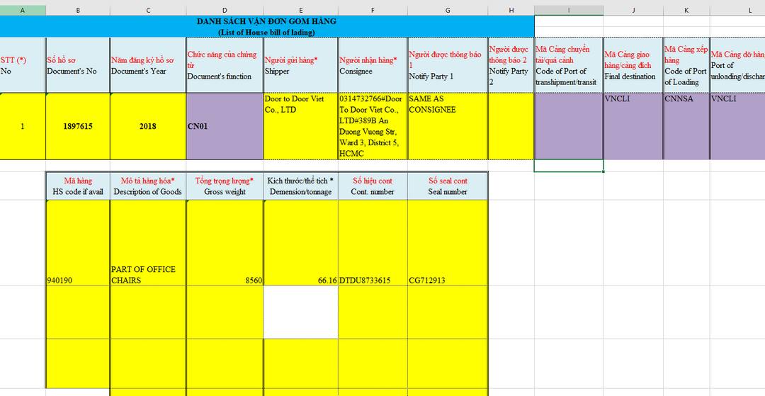 Bước 2: Thao tác với hệ thống Manifest