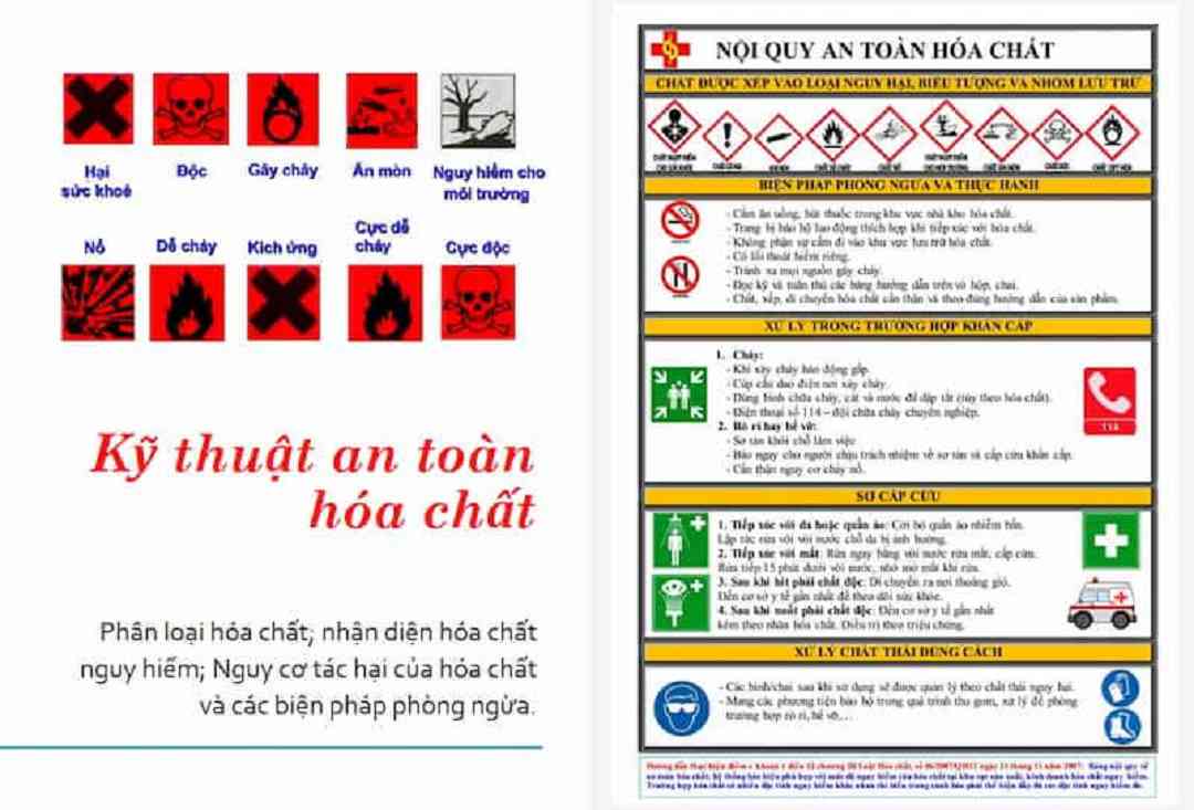 Nội dung bảng Material Safety Data Sheet