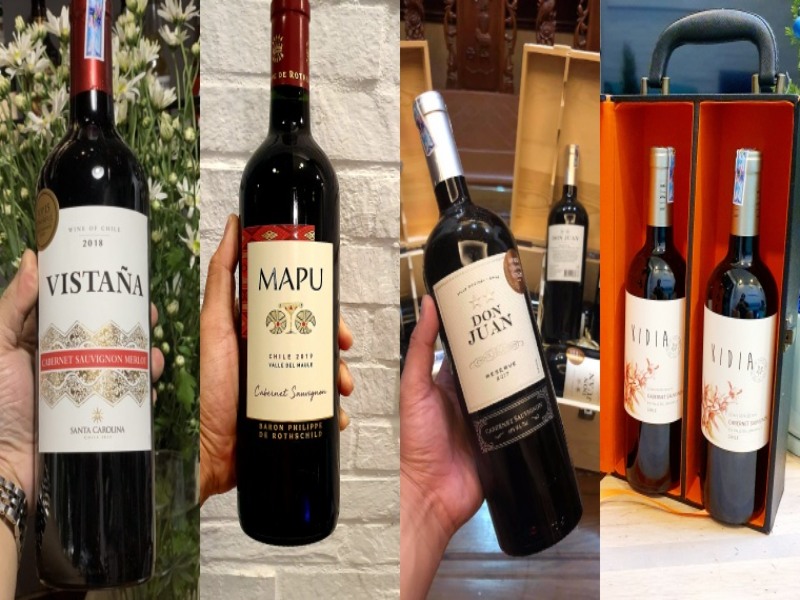 Giá vang Chile trải rộng từ bình dân đến cao cấp